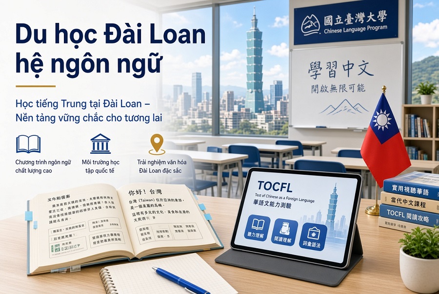 du học đài loan hệ ngôn ngữ